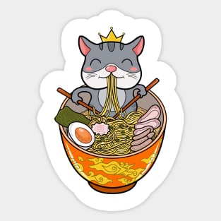 Cat Ramen Sticker